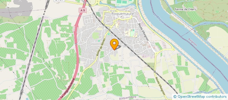 localisation de l'entreprise MONSIEUR THIERRY MARIN  ROQUEMAURE