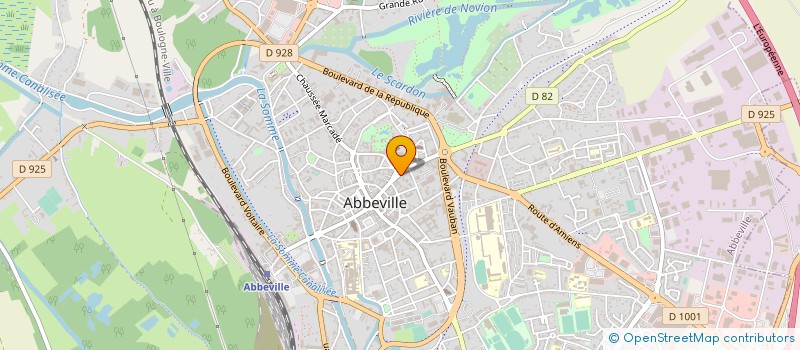 localisation de l'entreprise MONSIEUR THIERRY MARINO à ABBEVILLE
