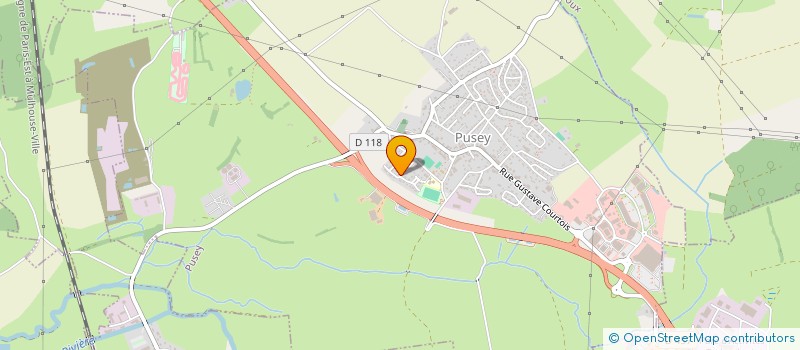 localisation de l'entreprise MONSIEUR THIERRY MARINONI  PUSEY