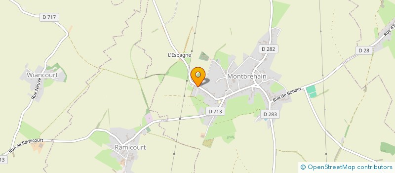 localisation de l'entreprise MONSIEUR THIERRY MARIVOET  MONTBREHAIN