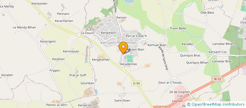 localisation de l'entreprise MONSIEUR THIERRY MARQUEZ-GONZALEZ  KERSAINT-PLABENNEC