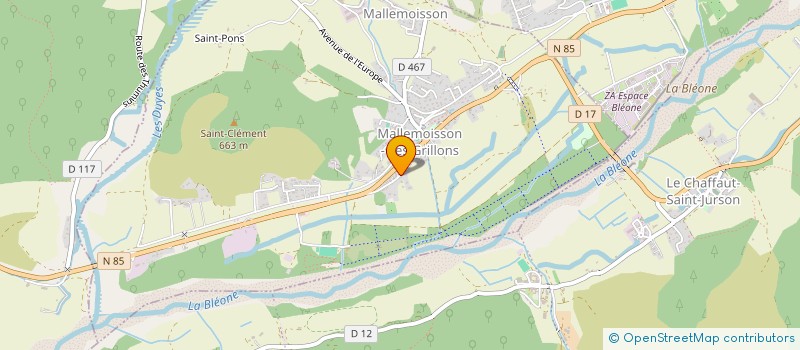 localisation de l'entreprise MONSIEUR THIERRY MARROU  MALLEMOISSON