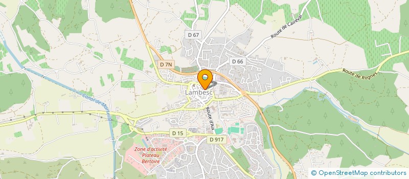 localisation de l'entreprise MONSIEUR THIERRY MARSOLAT  LAMBESC