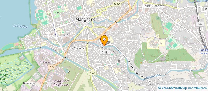 localisation de l'entreprise MONSIEUR THIERRY MARTEL  MARIGNANE