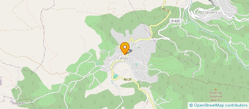 localisation de l'entreprise MONSIEUR THIERRY MARTEL  CALLAS