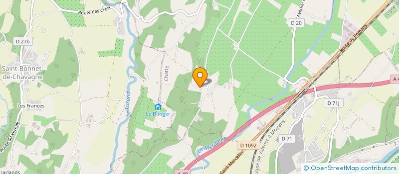 localisation de l'entreprise MONSIEUR THIERRY MARTIN  CHATTE