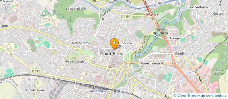 localisation de l'entreprise MONSIEUR THIERRY MARTIN à SAINT-BRIEUC