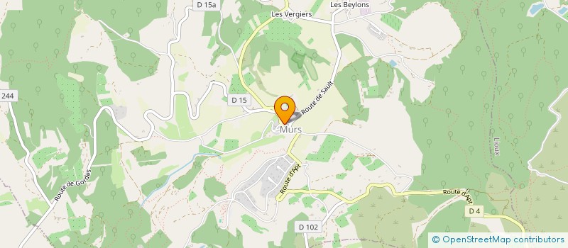 localisation de l'entreprise MONSIEUR THIERRY MARTIN  MURS