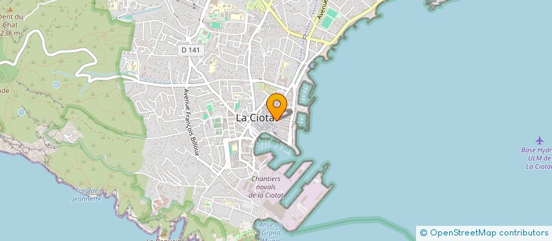 localisation de l'entreprise MONSIEUR THIERRY MARTIN  LA CIOTAT