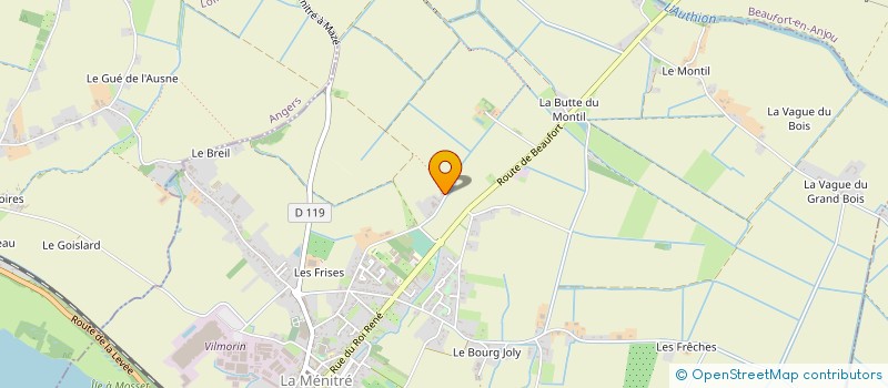 localisation de l'entreprise MONSIEUR THIERRY MARTINEAU  LA MENITRE