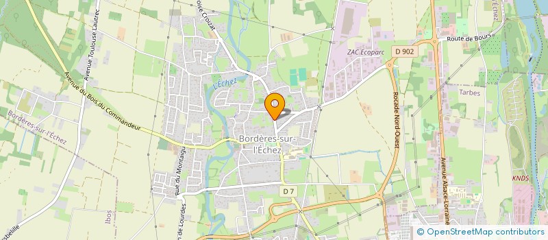 localisation de l'entreprise MONSIEUR THIERRY MARTINERIE  BORDERES-SUR-L'ECHEZ
