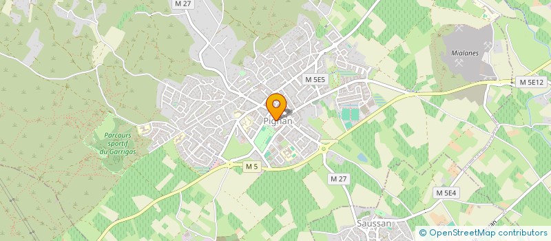 localisation de l'entreprise MONSIEUR THIERRY MARTINEZ  MONTARNAUD