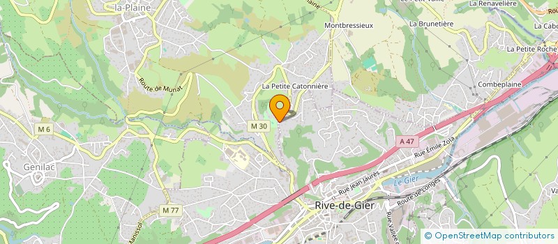 localisation de l'entreprise MONSIEUR THIERRY MARTORANA à RIVE-DE-GIER