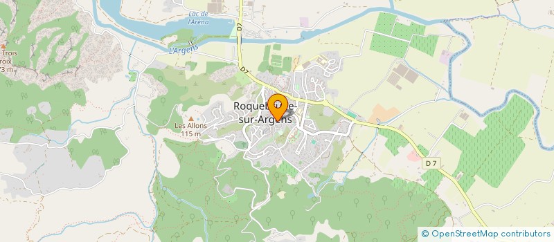localisation de l'entreprise MONSIEUR THIERRY MAS  ROQUEBRUNE-SUR-ARGENS