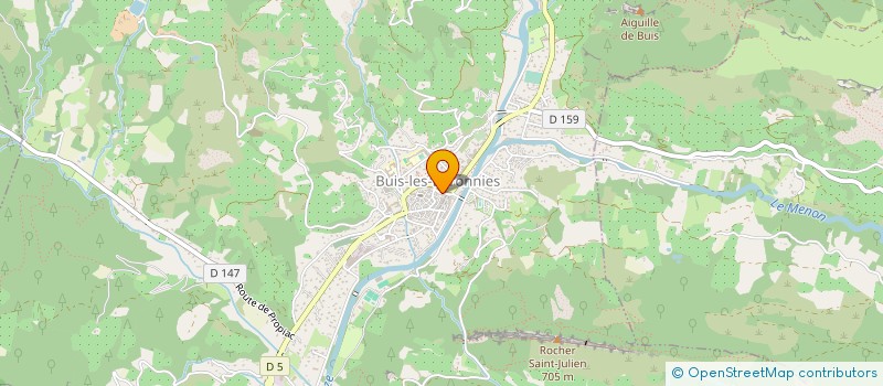 localisation de l'entreprise MONSIEUR THIERRY MASQUELIER  BUIS-LES-BARONNIES