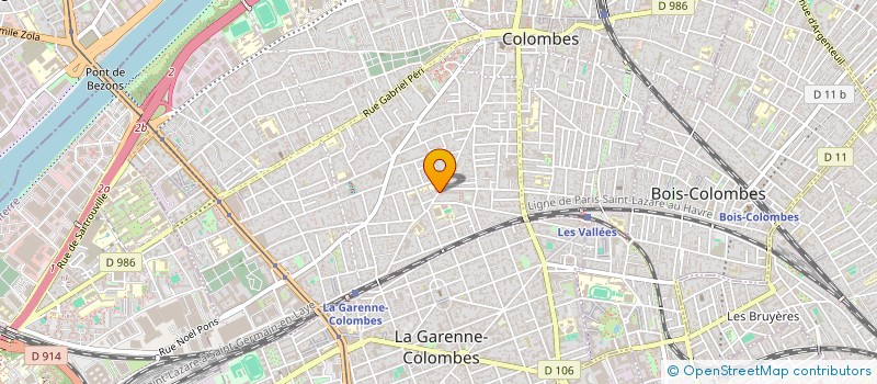 localisation de l'entreprise MONSIEUR THIERRY MASSIET à COLOMBES