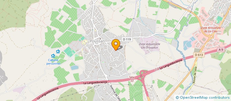 localisation de l'entreprise MONSIEUR THIERRY MASSIX  POUSSAN