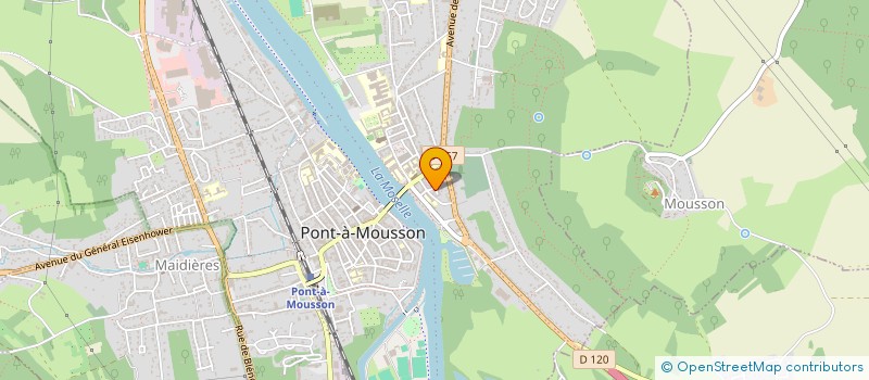 localisation de l'entreprise MONSIEUR THIERRY MASSUCCI  PONT-A-MOUSSON