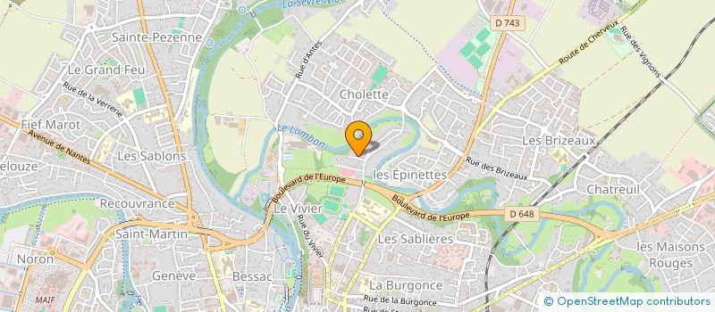 localisation de l'entreprise MONSIEUR THIERRY MATHE à NIORT