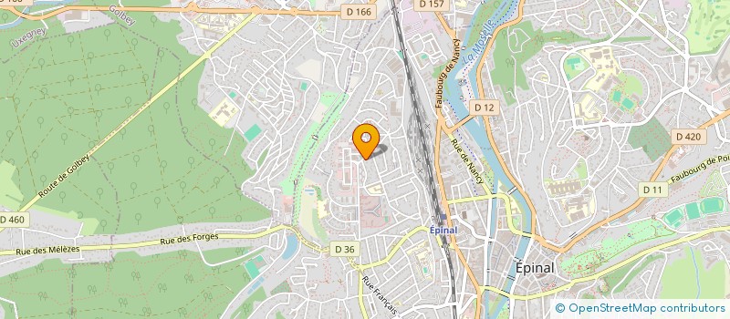 localisation de l'entreprise MONSIEUR THIERRY MATHERON  EPINAL