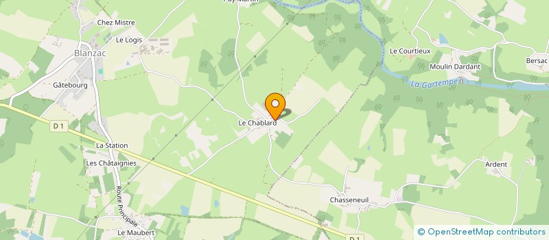 localisation de l'entreprise MONSIEUR THIERRY MATHIEU à BLANZAC