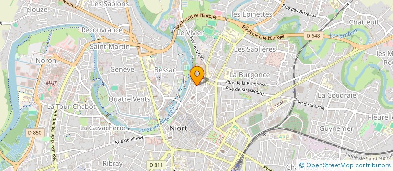 localisation de l'entreprise MONSIEUR THIERRY MATHIEU à NIORT