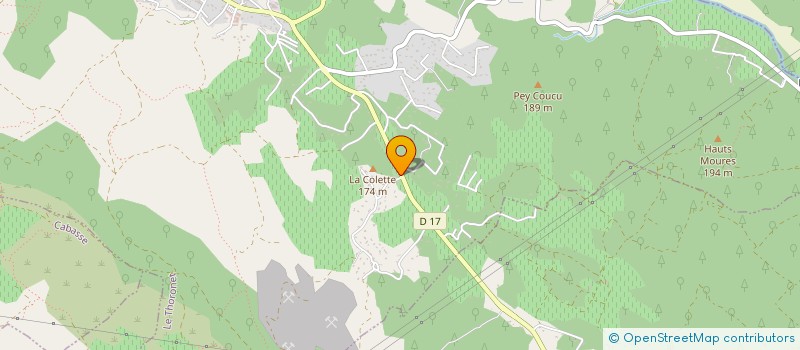 localisation de l'entreprise MONSIEUR THIERRY MATI  LE THORONET