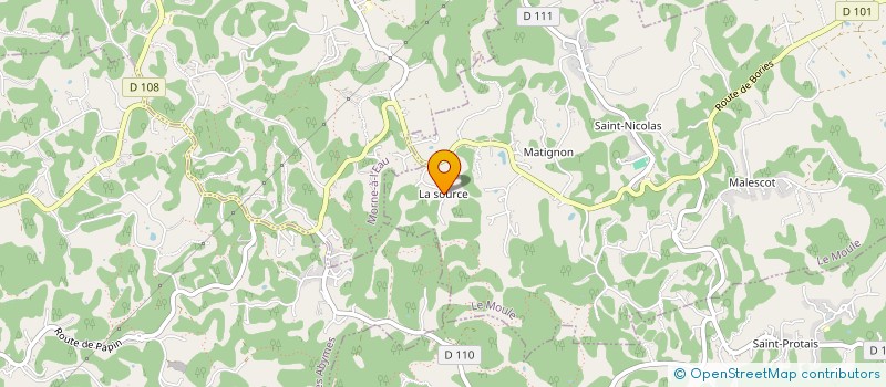 localisation de l'entreprise MONSIEUR THIERRY MATIGNON à LE MOULE