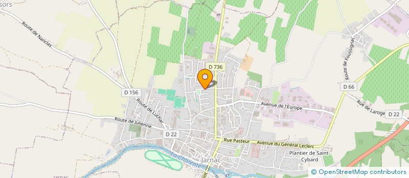localisation de l'entreprise MONSIEUR THIERRY MATTEI à JARNAC