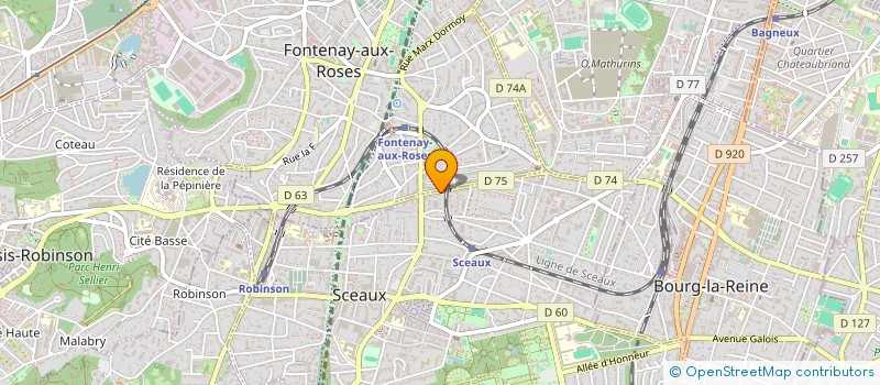 localisation de l'entreprise MONSIEUR THIERRY MAUBE à SCEAUX
