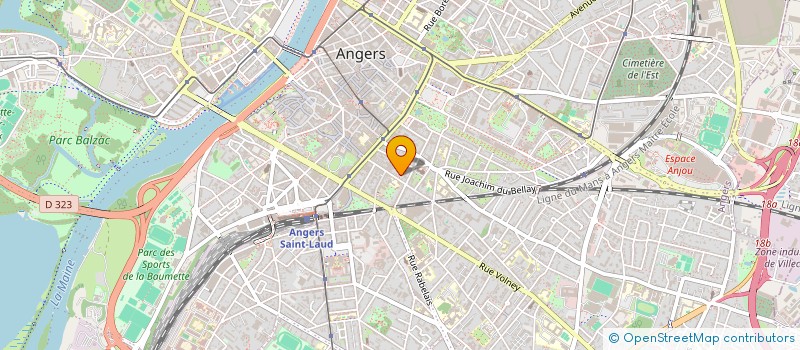 localisation de l'entreprise MONSIEUR THIERRY MAUCOTEL à ANGERS