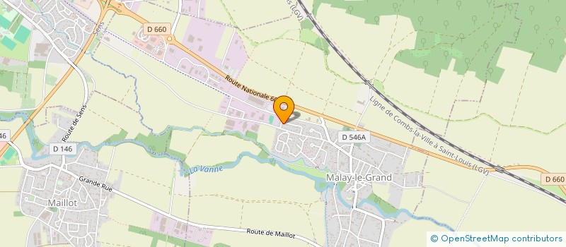 localisation de l'entreprise MONSIEUR THIERRY MAULME  MAILLOT