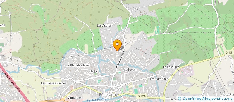 localisation de l'entreprise MONSIEUR THIERRY MAURICE  PELISSANNE