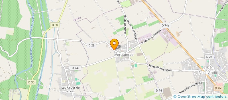 localisation de l'entreprise MONSIEUR THIERRY MAURIN  VERQUIERES