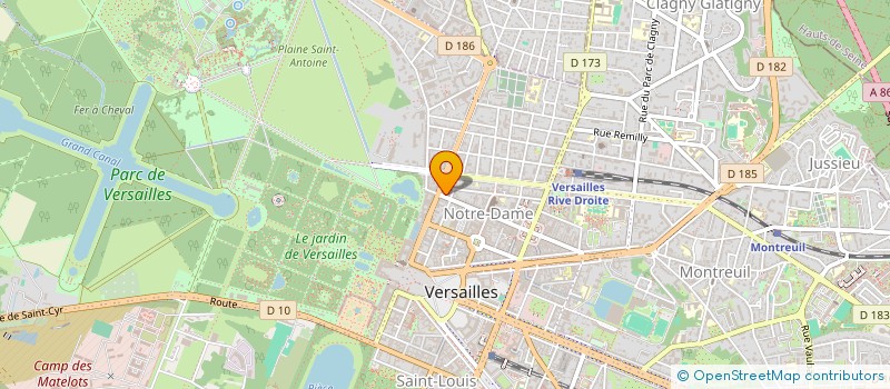 localisation de l'entreprise MONSIEUR THIERRY MAUTHE à VERSAILLES