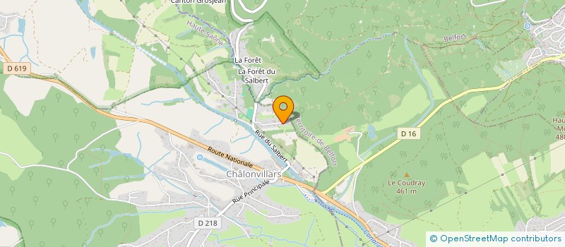 localisation de l'entreprise MONSIEUR THIERRY MAUVAIS  CHALONVILLARS