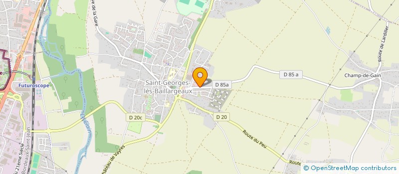 localisation de l'entreprise MONSIEUR THIERRY MAUVIGNIER à SAINT-GEORGES-LES-BAILLARGEAUX