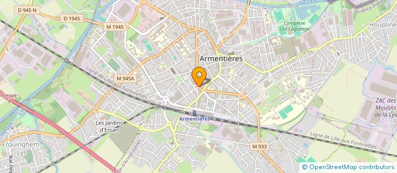 localisation de l'entreprise MONSIEUR THIERRY MAY  ARMENTIERES