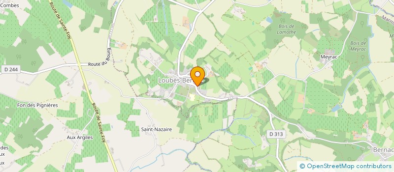 localisation de l'entreprise MONSIEUR THIERRY MAYRAND à LOUBES-BERNAC