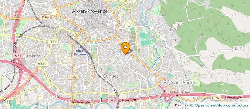 localisation de l'entreprise MONSIEUR THIERRY MEAUNE à AIX EN PROVENCE