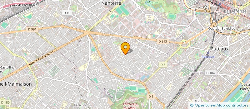 localisation de l'entreprise MONSIEUR THIERRY MEHANNA  NANTERRE