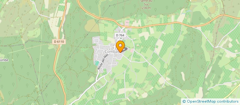 localisation de l'entreprise MONSIEUR THIERRY MELLAREDE  COMBAS