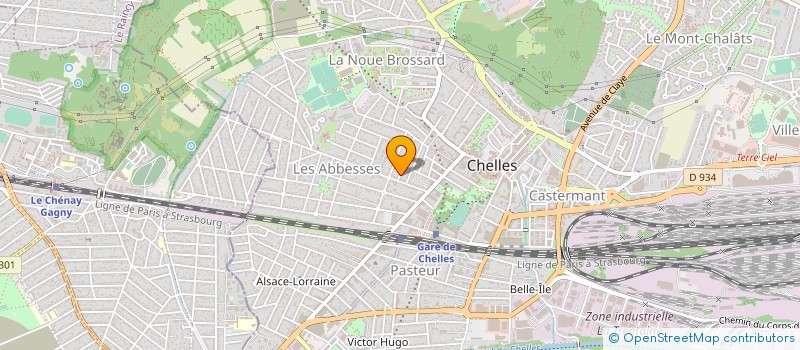 localisation de l'entreprise MONSIEUR THIERRY MENARD  CHELLES