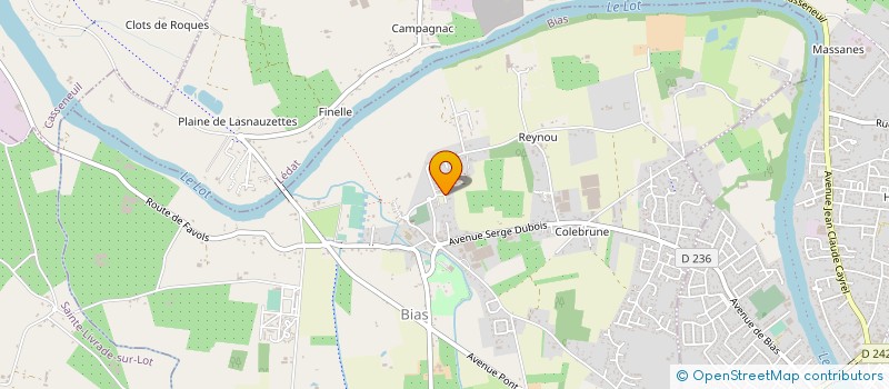 localisation de l'entreprise MONSIEUR THIERRY MENASPA  BIAS