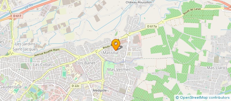 localisation de l'entreprise MONSIEUR THIERRY MENDES  PERPIGNAN