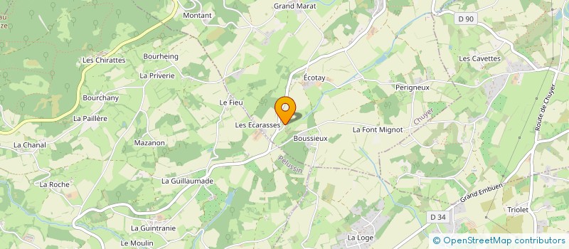 localisation de l'entreprise MONSIEUR THIERRY MENUT  CHUYER