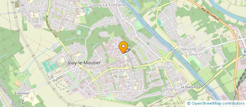 localisation de l'entreprise MONSIEUR THIERRY MERA  JOUY-LE-MOUTIER