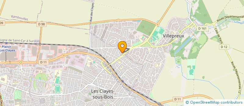 localisation de l'entreprise MONSIEUR THIERRY MERCIER  CLAYES-SOUS-BOIS (LES)