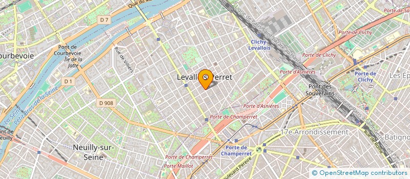 localisation de l'entreprise MONSIEUR THIERRY MERCURIO à LEVALLOIS-PERRET