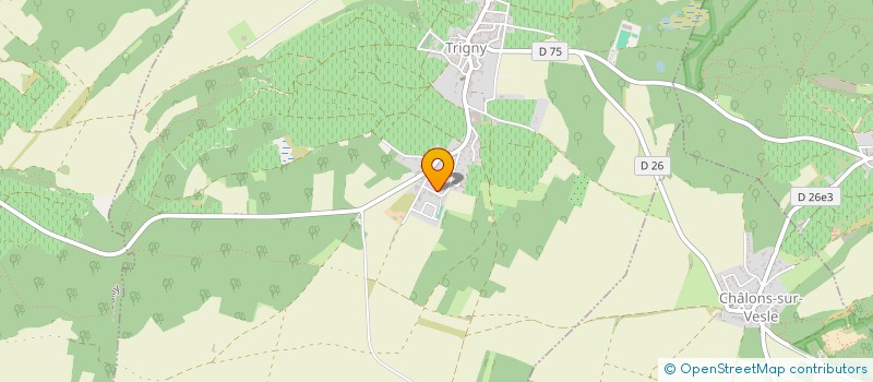 localisation de l'entreprise MONSIEUR THIERRY MERLET  TRIGNY